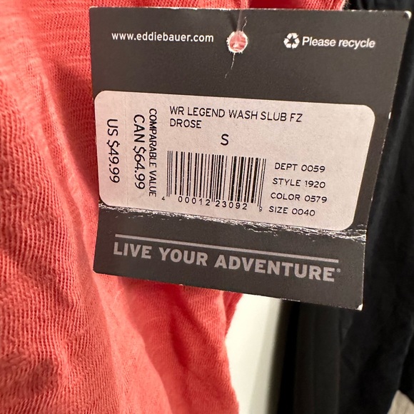 Eddie Bauer, Women’s Legend Wash Slub Full Zip Hoodie - Picture 3 of 3